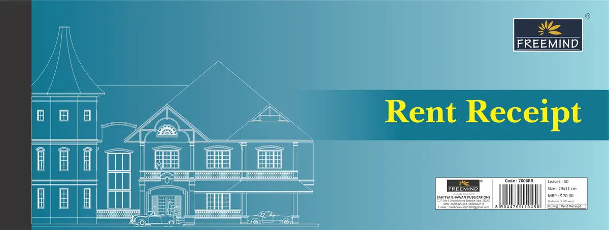 NON NRI-Rent Receipt-Rent Receipt 50 SHT-50SHT