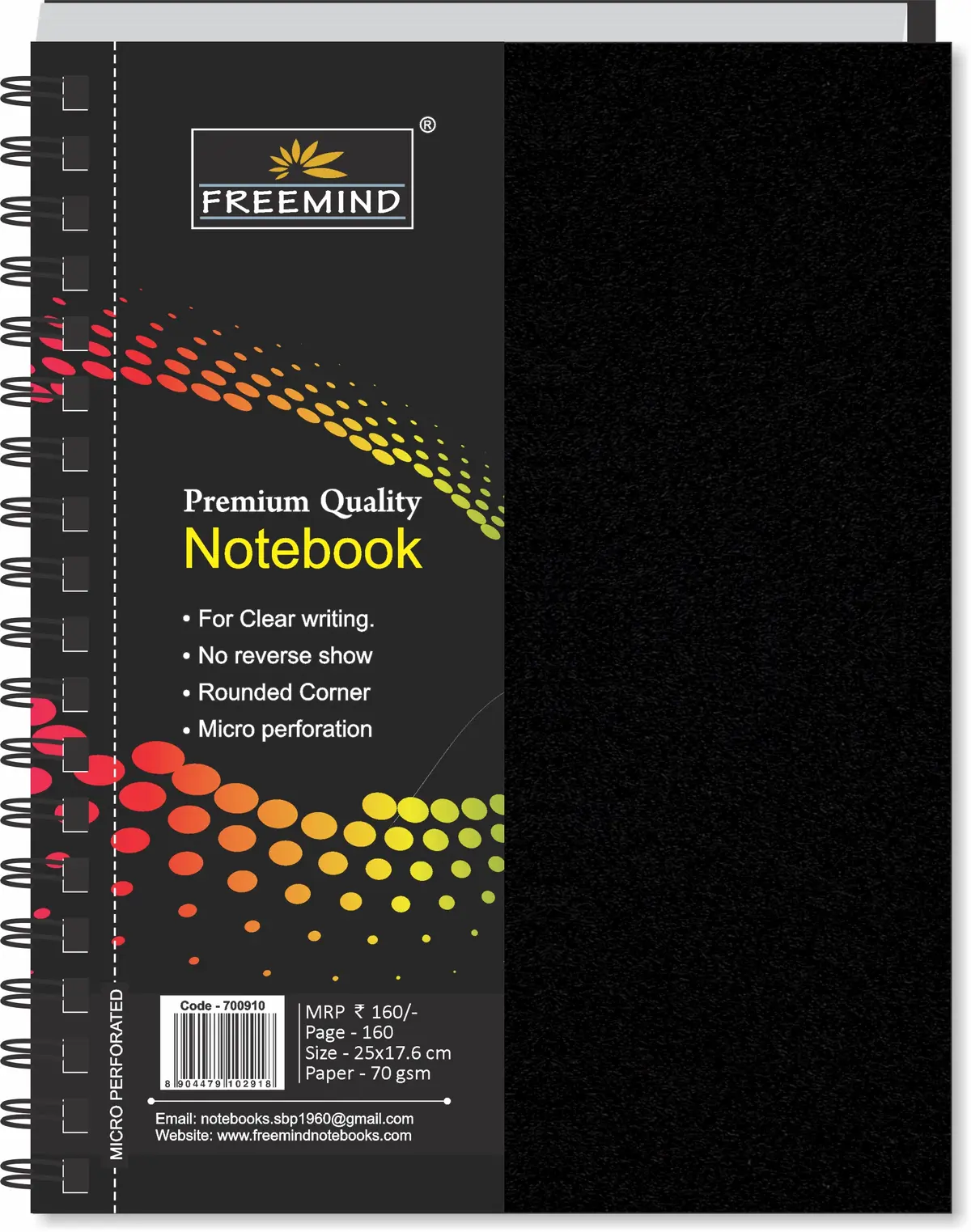 NON NRI-Flip Cover Wiro Notebook-Single Line-160