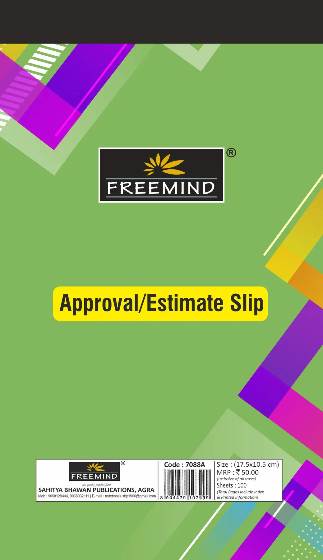 [7088A] NON NRI-Approval/Estimate Pad-Single Line-100