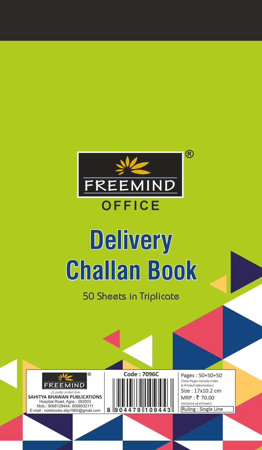 [7096C] NON NRI-DELIVERY CHALLAN BOOK-Delivery Challan Book(Triplicate-50