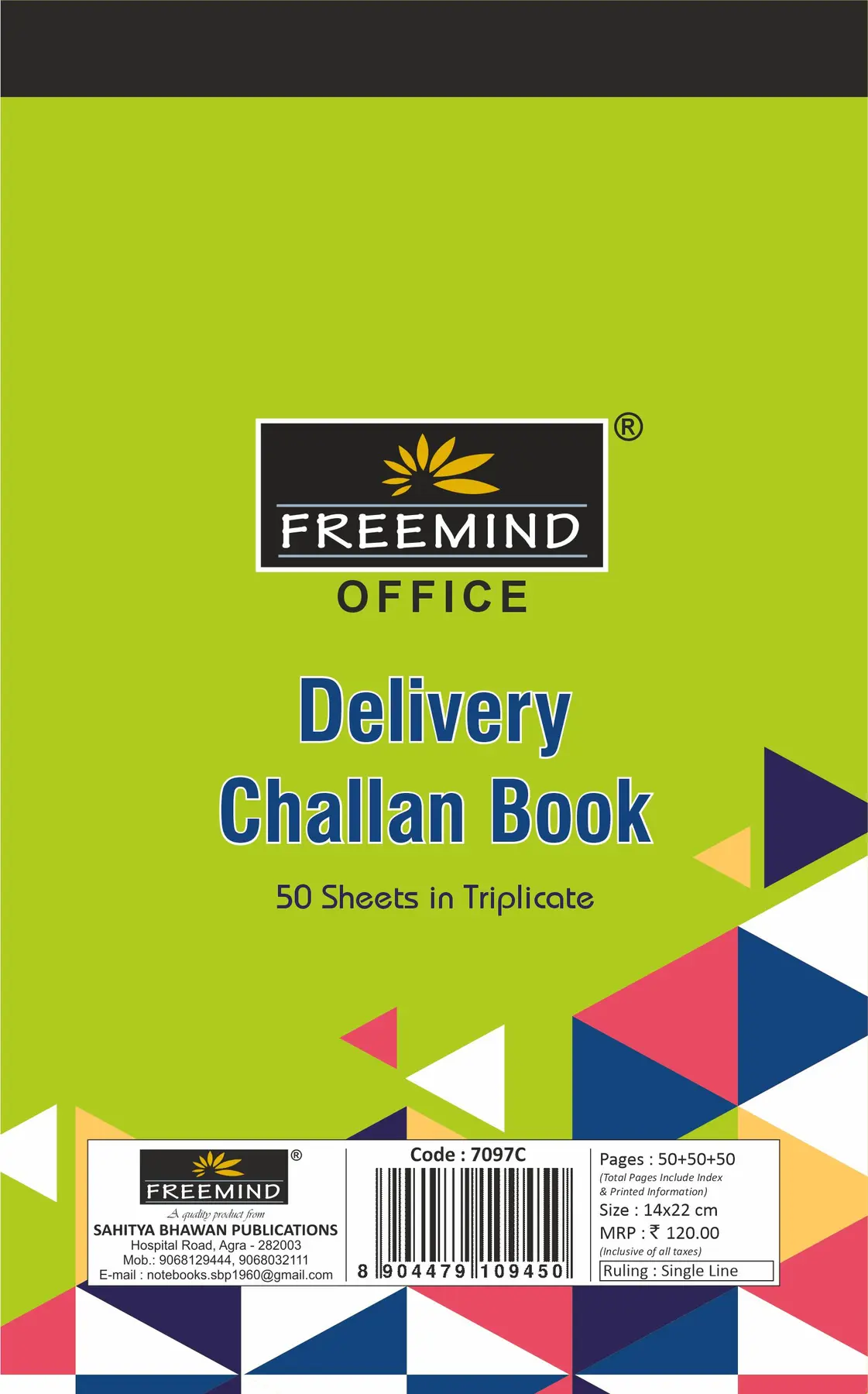 [7097C] NON NRI-DELIVERY CHALLAN BOOK-Delivery Challan Book(Triplicate-50