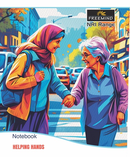 [800676] NRI-25.5x20.5 NOTEBOOK-Four Lines with Gap-200