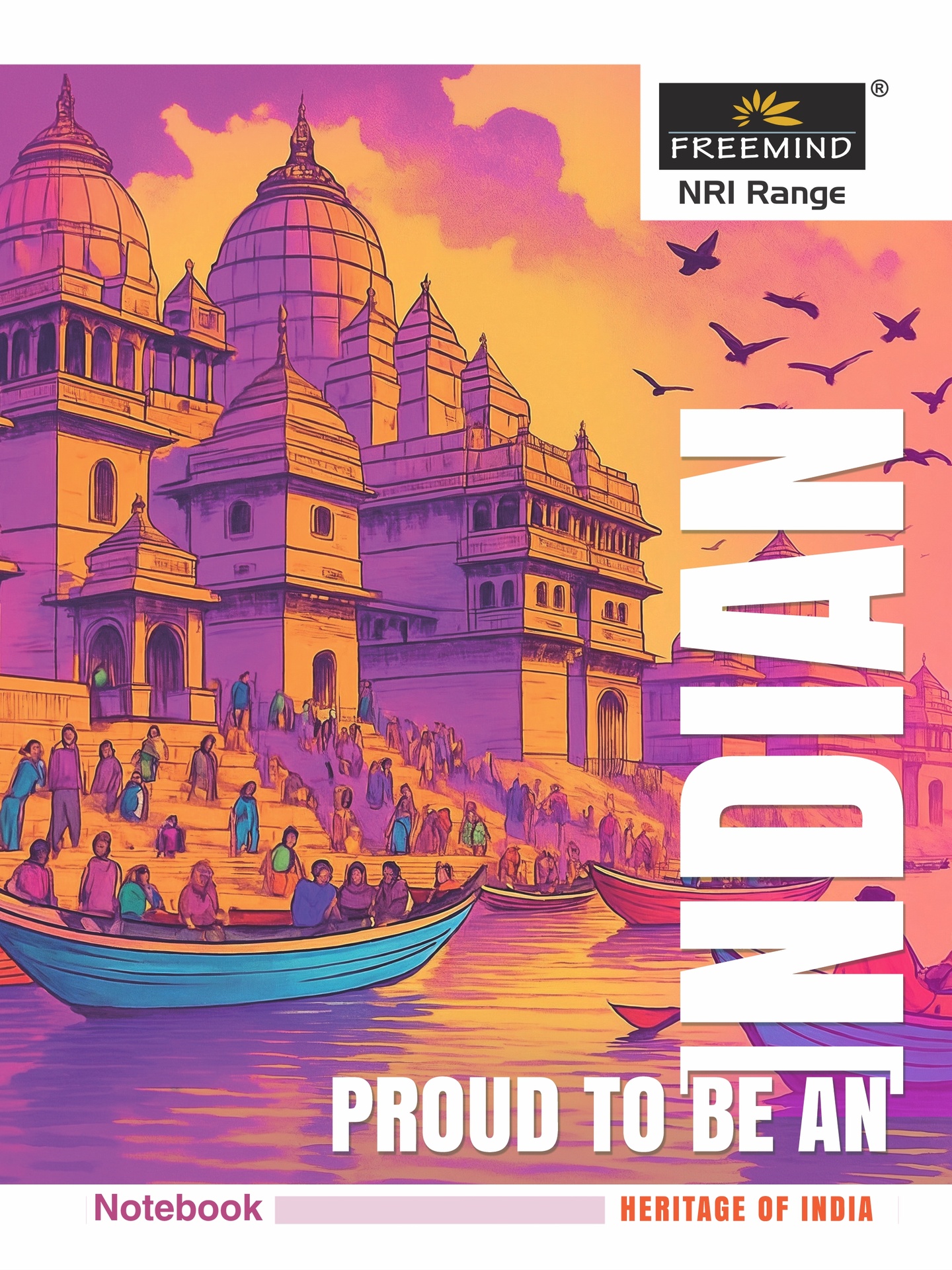 NRI-24x18 NOTEBOOK-Four Lines with Gap-164