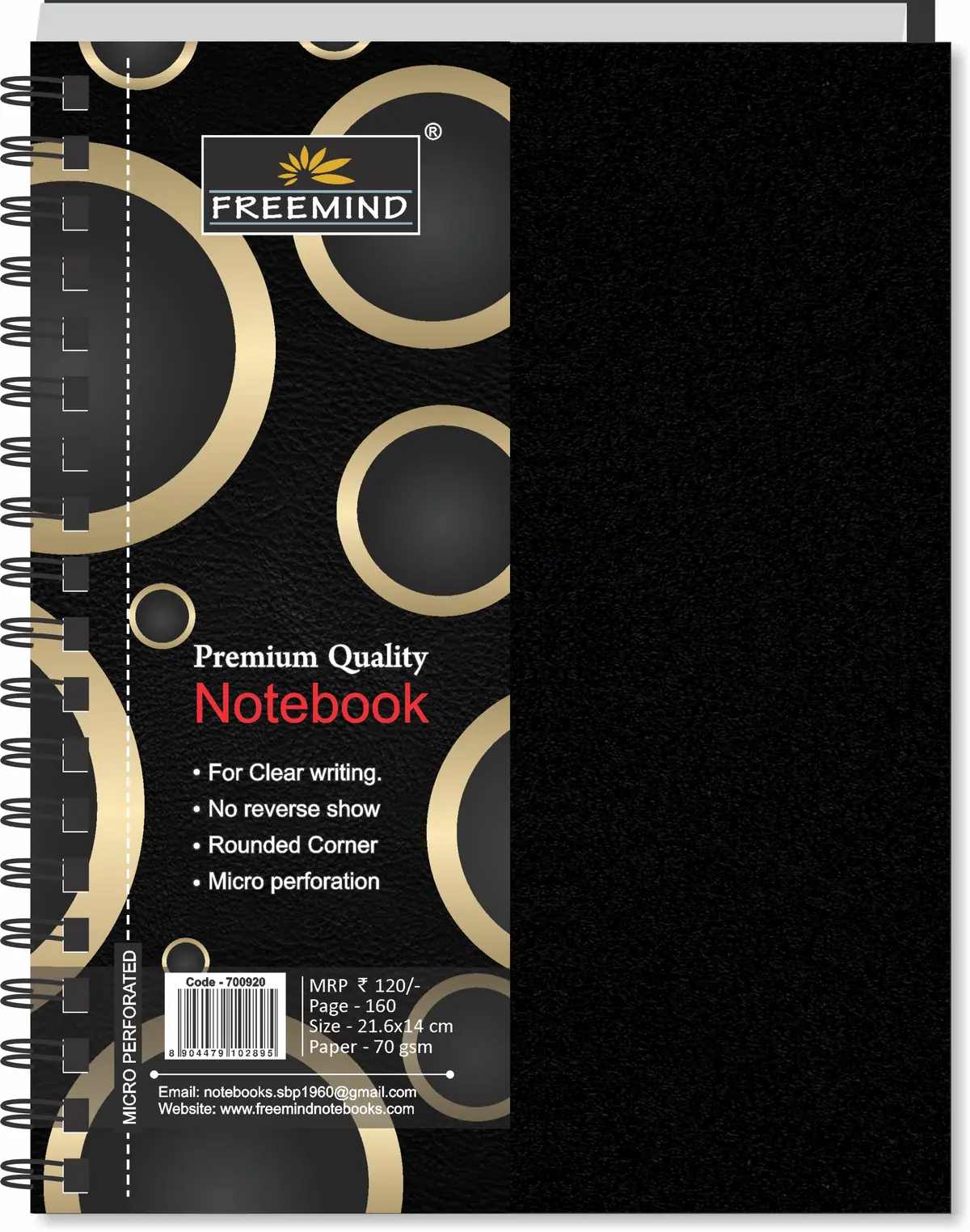 [700920] NON NRI-Flip Cover Wiro Notebook-Single Line-160