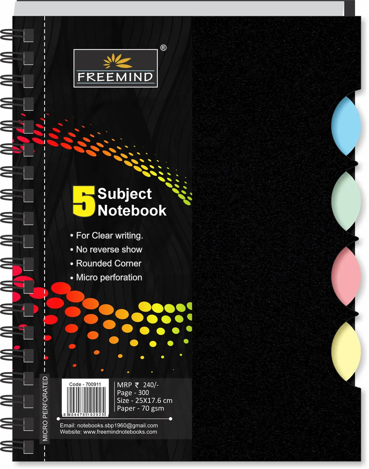 NON NRI-Flip Cover Wiro Notebook-Single Line-300