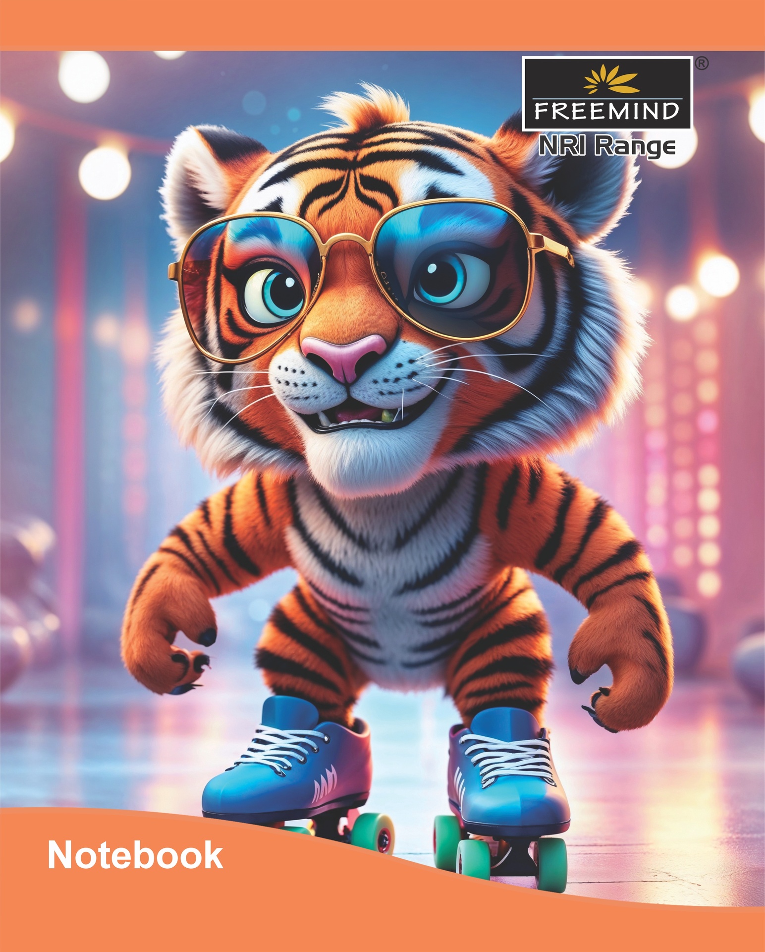 NRI-25.5x20.5 NOTEBOOK-Four Lines with Gap-72
