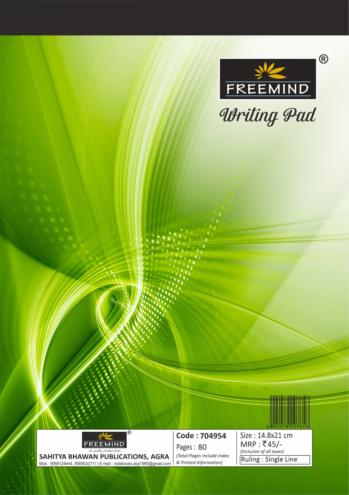 NON NRI-Writing Pad-Single Line-80